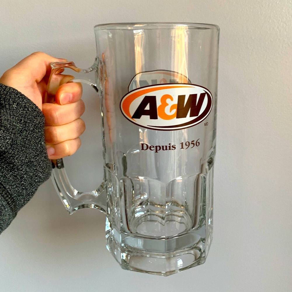 Glass A&W Rootbeer Collectible Mug